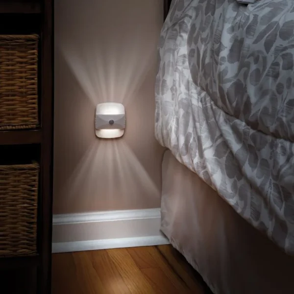 SM221360 ABS Plastic Motion Sensor Night Wall Light with Up-Down Globe_2