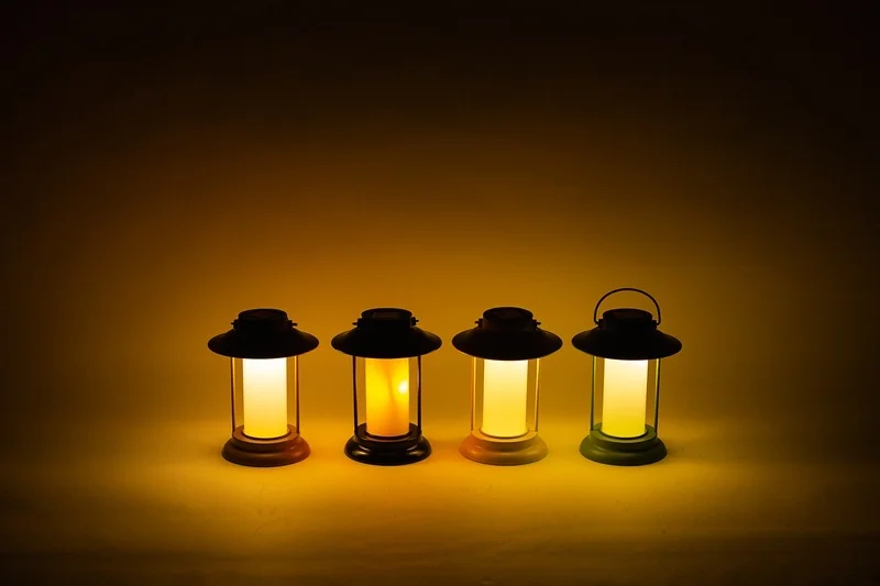 SM221417 Metal Iron Hanging Solar Lantern Light