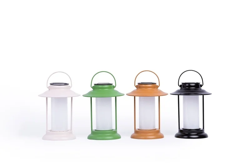 SM221417 Metal Iron Hanging Solar Lantern Light_2