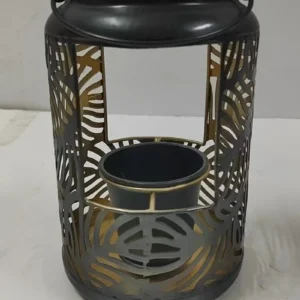 SM221425 Decorative Metal Iron Hanging Planter with Solar Light_3