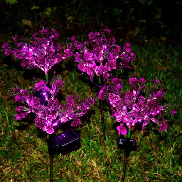 SM221434 PVC Plastic Solar Phalaenopsis Stake Lights_6