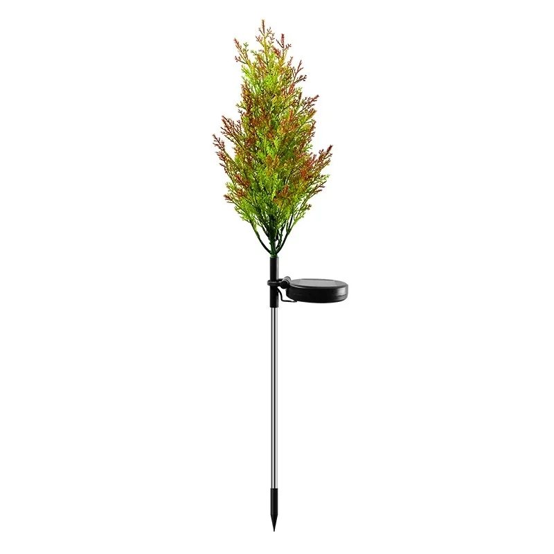 SM221441 PVC Plastic Solar Pine Tree LED Stake Lights_7