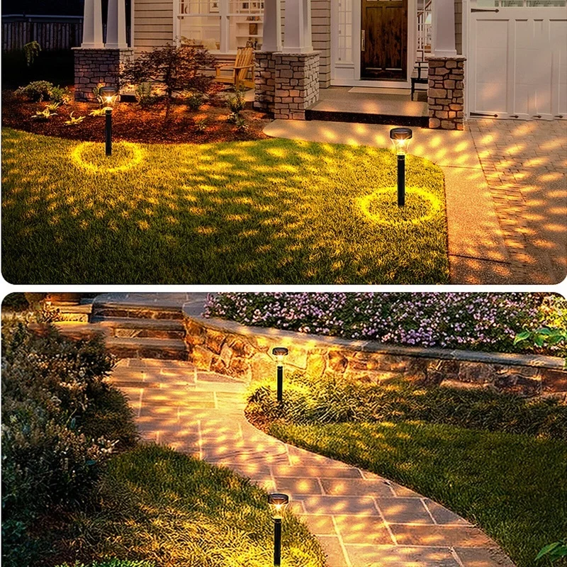 SM221446 ABS Plastic LED Solar Landscape Spotlight Stake Light_4