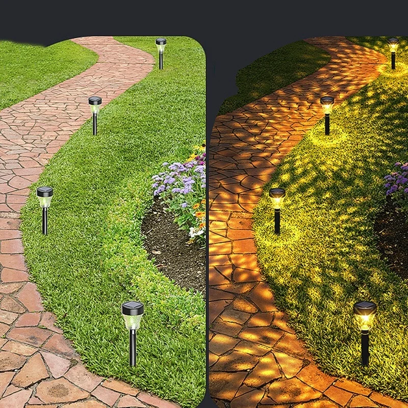 SM221446 ABS Plastic LED Solar Landscape Spotlight Stake Light_5