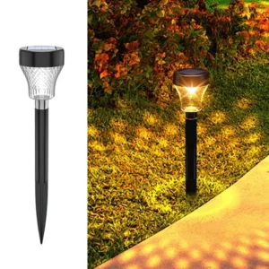 SM221446 ABS Plastic LED Solar Landscape Spotlight Stake Light_6