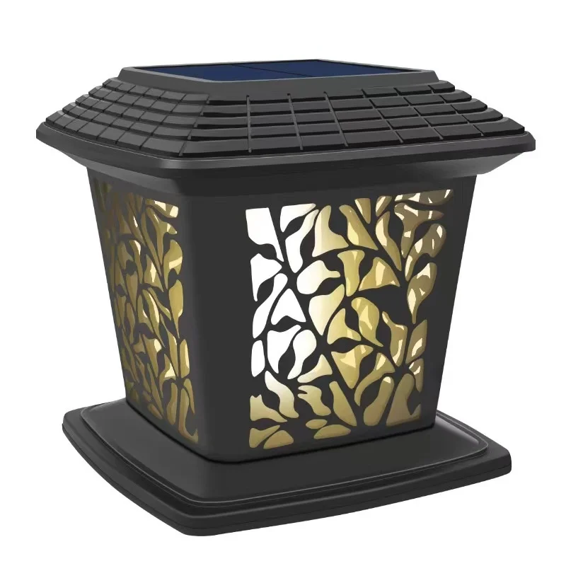 SM221454 ABS Plastic Solar Leaf Hanging Lantern Light_4