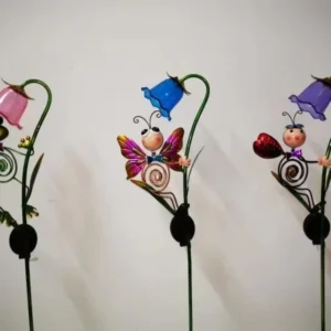 SM221465 Decorative Plastic PP Solar Flower Stake Light_2