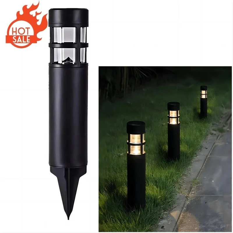 SM221650 Pack of 2 Plastic PP Solar Pillar Stake Lights_12