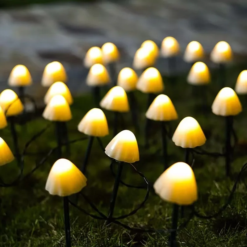 SM22528 20LED PP Plastic Mushroom Solar String Light_2_20251010_142403