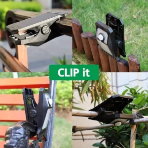 SM22533 ABS Plastic 45-LED Solar Motion Sensor Clip-On Lamp_2