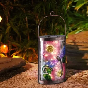 SM22602 Metal Iron Solar Lantern Hanging Light for Decoration