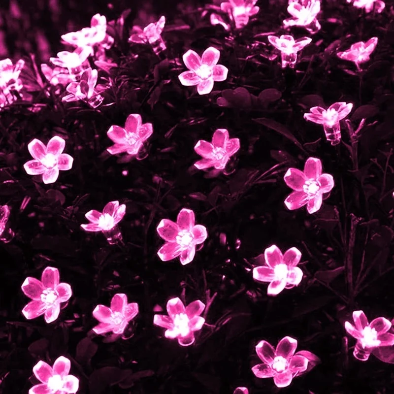 SM22726 30LED Cherry Blossom Plastic PP Solar String Light_5