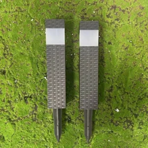SM22800 Set of 2 Plastic PP Solar Stake Lights with Rattan Design_2