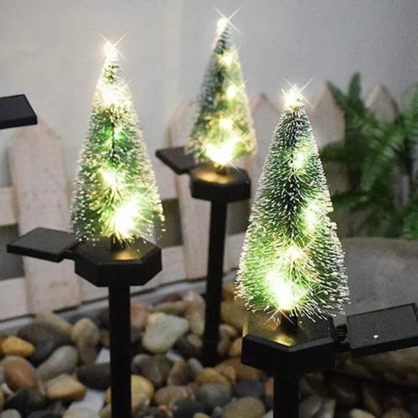 SM22821 Plastic PP Solar LED Christmas Tree Stake Light_2