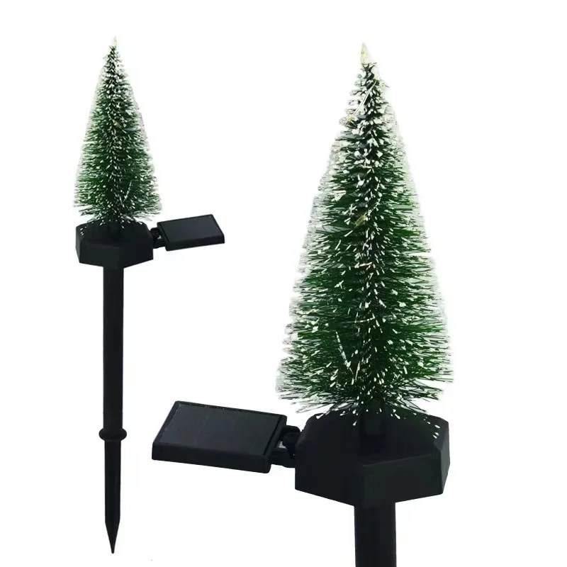 SM22821 Plastic PP Solar LED Christmas Tree Stake Light_3