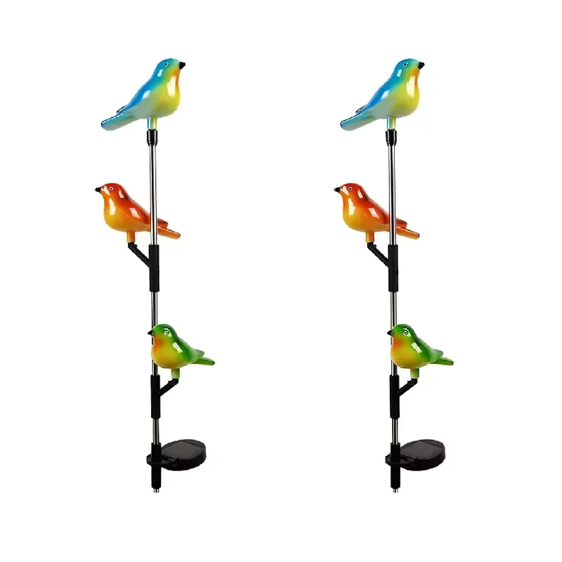 SM22851 Multi-Color Plastic PS Funny Birds Animal Solar Stake Light_4