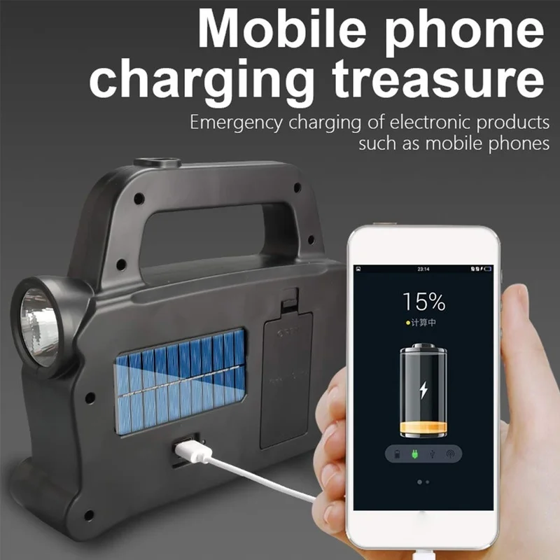 SM22927 ABS Plastic Solar Rechargeable COB Tabletop Work Lamp_3