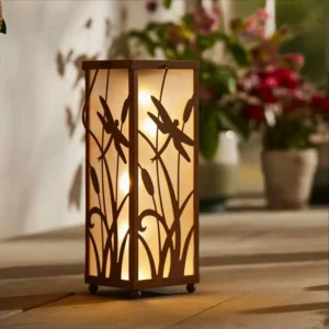 SM22946 Dragonfly Metal Iron Animal Solar Hanging Lantern Light