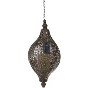 SM22949 Solar Hanging Metal Iron Lantern