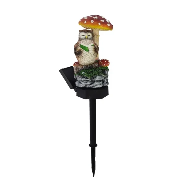 SM230006 Solar Mushroom Resin Statue Freestanding Light_2_20251010_142404