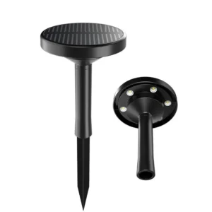 SM23027 ABS Plastic Solar Garden Stake Light Globe Disk Bulb_3