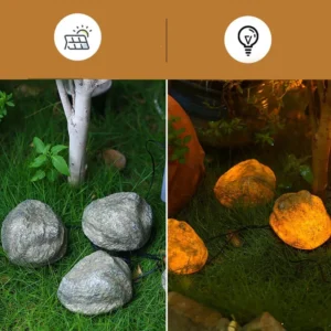 SM231046 Stone Imitation Resin Statue Solar Freestanding Light, 4-in-1_3