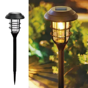 SM231098 Set of 6 Plastic PP Leaf Solar Stake Lights_12