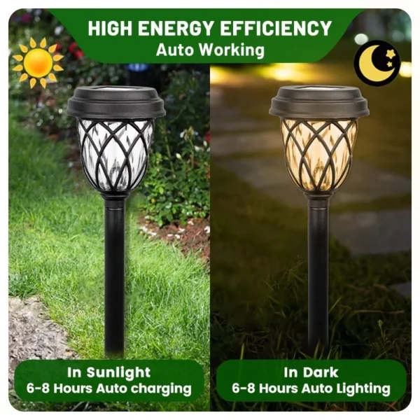 SM231100 Mesh Plastic PP Solar Stake Lights, Set of 6pcs_2