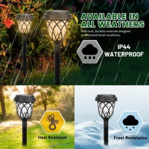 SM231100 Mesh Plastic PP Solar Stake Lights, Set of 6pcs_7