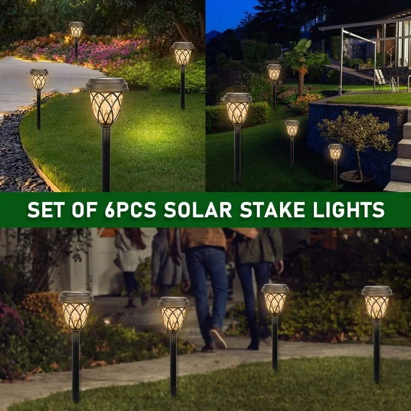 SM231100 Mesh Plastic PP Solar Stake Lights, Set of 6pcs_9