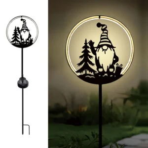 SM231132 Metal Iron Solar Christmas Strip Stake Light