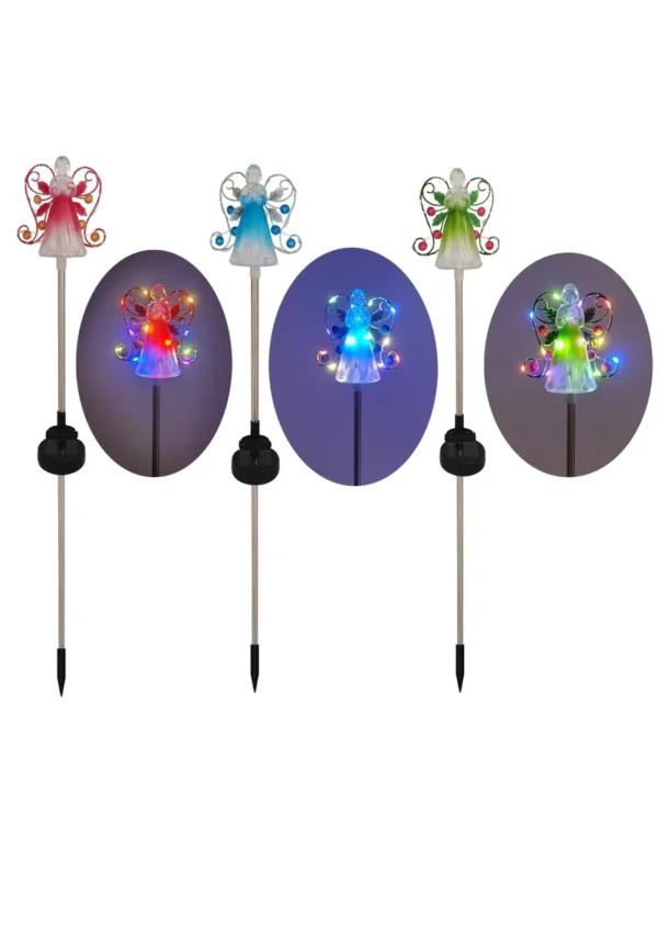 SM231162 PP Plastic Solar Angel Stake Light