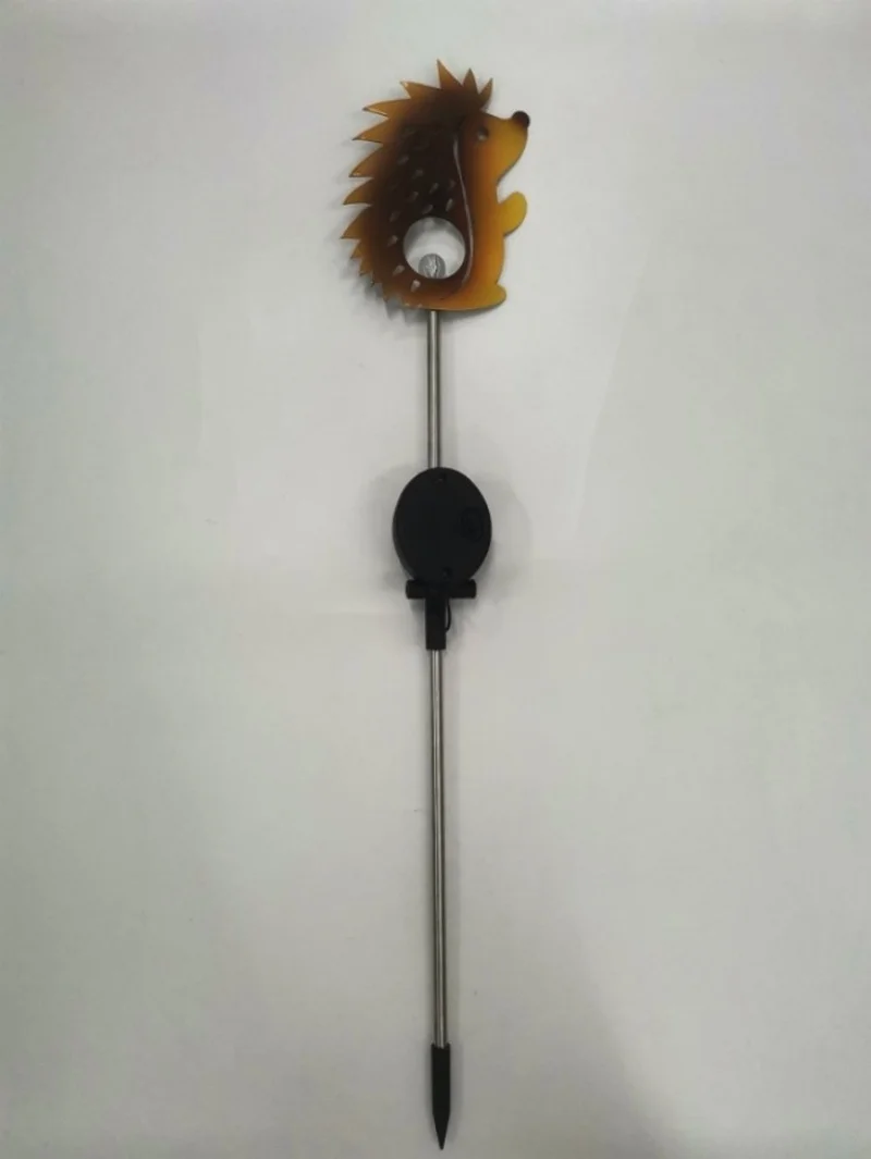 SM231214 Plastic PP Hedgehog Animal Solar Stake Light