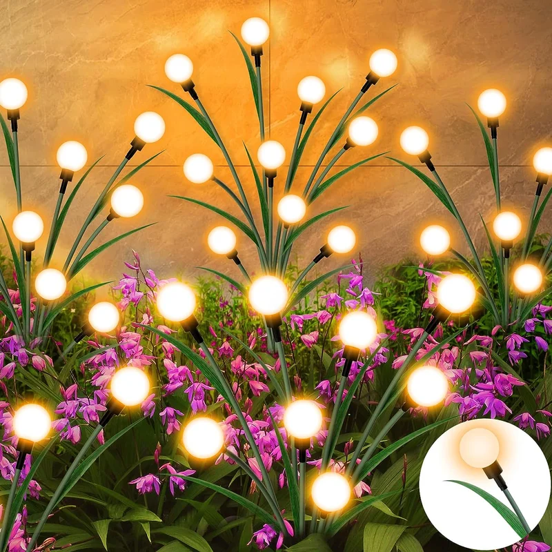 SM231219 ABS Plastic 10 LED Firefly Animal Shape Solar Stake Light_4
