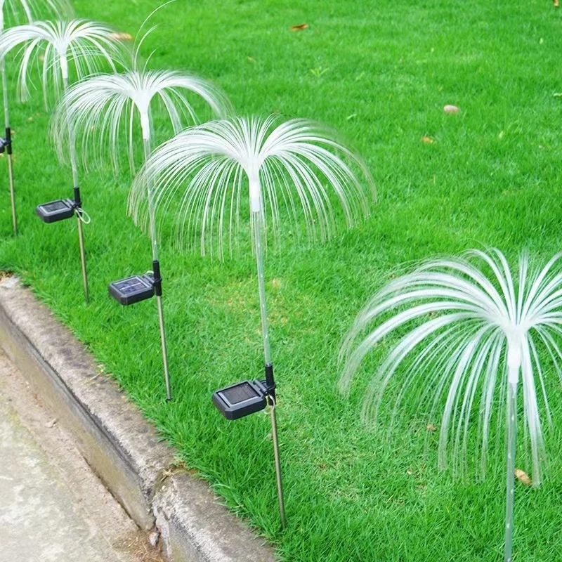 SM231336 Jellyfish Solar Stake Lights, Optical fiber Set of 2 Pieces_5