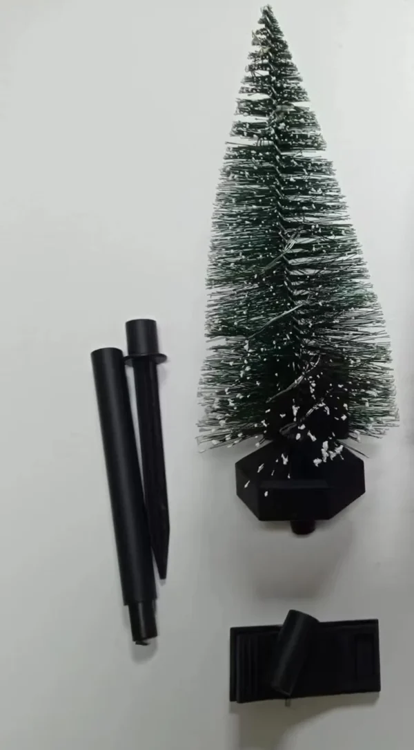SM23176 2-in-1 Plastic PP Christmas Tree LED Stake Light