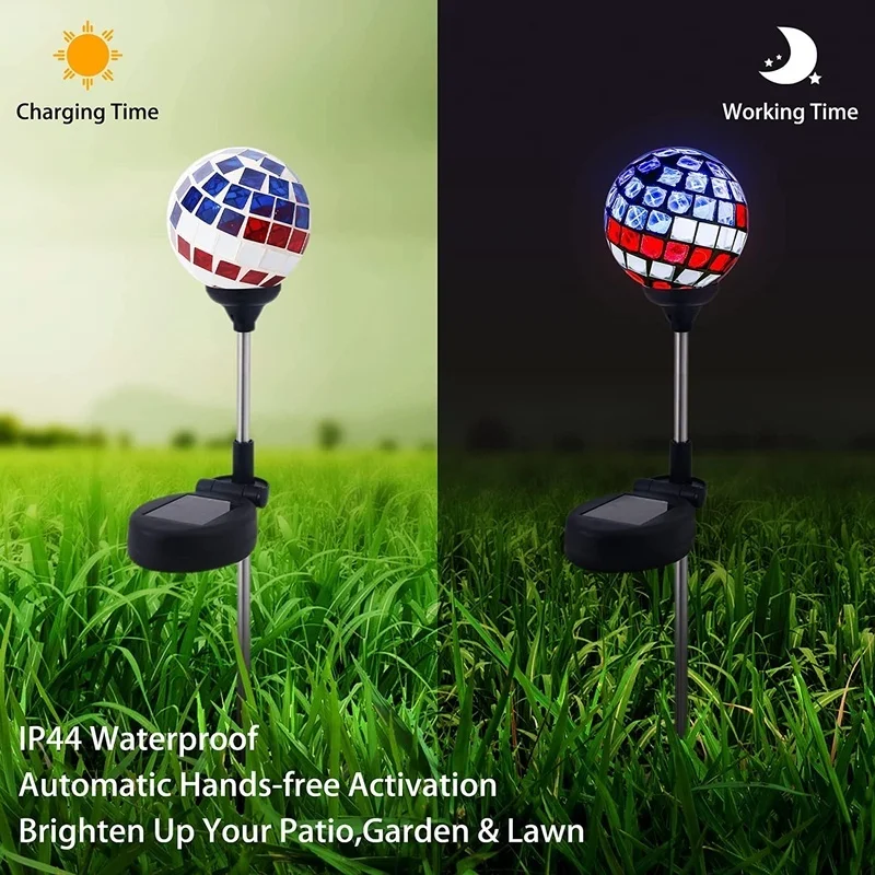 SM23189 Plastic PP Mosaic Solar Stake Light Not Visible_3