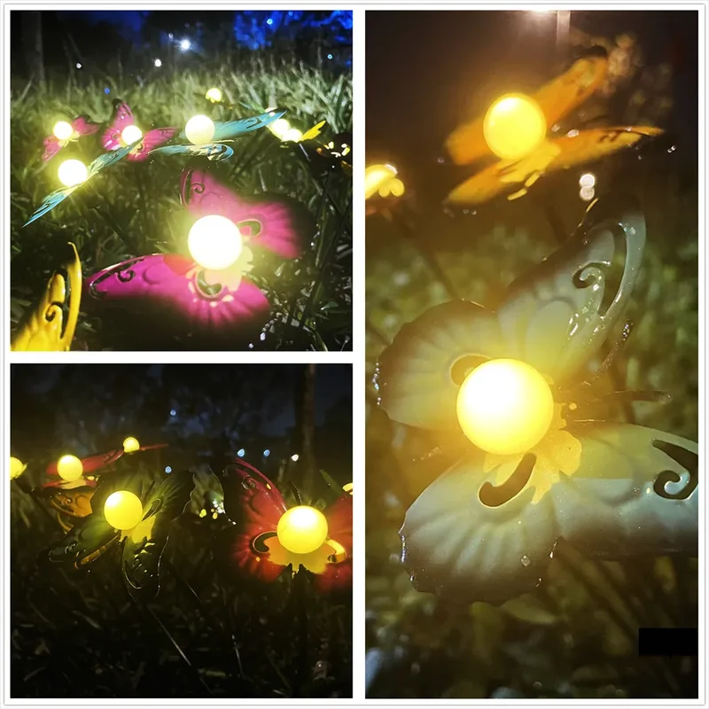 SM23234 ABS Plastic Dancing Butterfly Solar Animal Stake Light_4