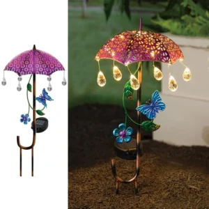 SM23305 PP Plastic Solar Umbrella Stake Light