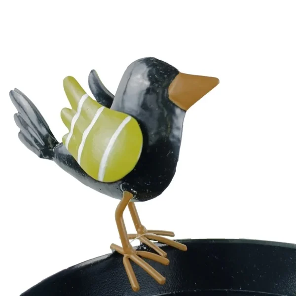 SM23313 Solar Bird Feeder Stake Light with Metal Iron for Birds and Animals_5