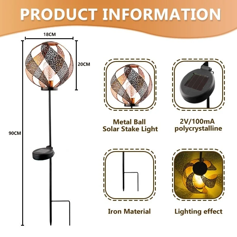 SM23320 Metal Iron Globe Solar Stake Light Ball_2_20251010_142404