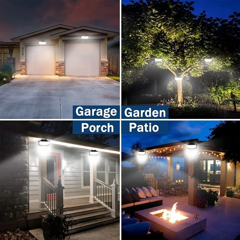 SM23341 ABS Plastic 252-LED Solar PIR Motion Sensor Wall Light