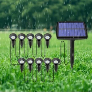 SM23347 ABS+PP Plastic 10-in-1 Solar Lawn String Light Panel_4