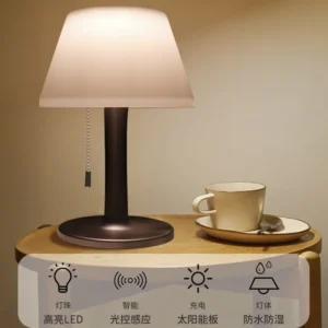 SM23391 Plastic PP Solar Tabletop Lamp