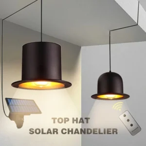 SM23393 ABS-Kunststoff Hutförmige Solar-Hängeleuchte_2