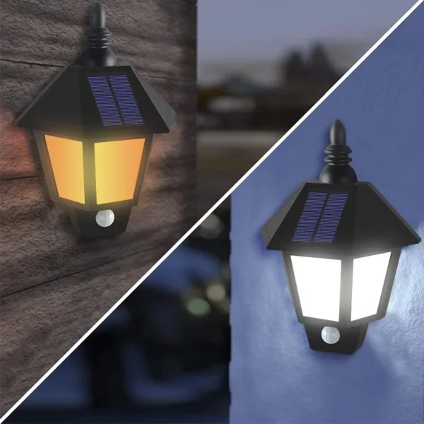 SM23394 ABS Plastic Solar Induction Hexagonal Wall Lamp_2