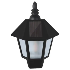SM23395 ABS Plastic Solar Hexagonal Wall Lamp
