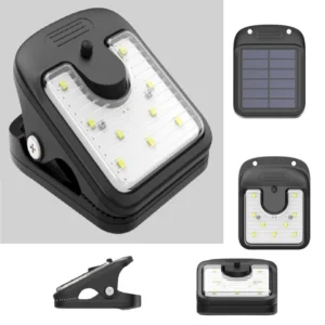 SM23434 ABS Plastic Solar Clip Clamp Lamp