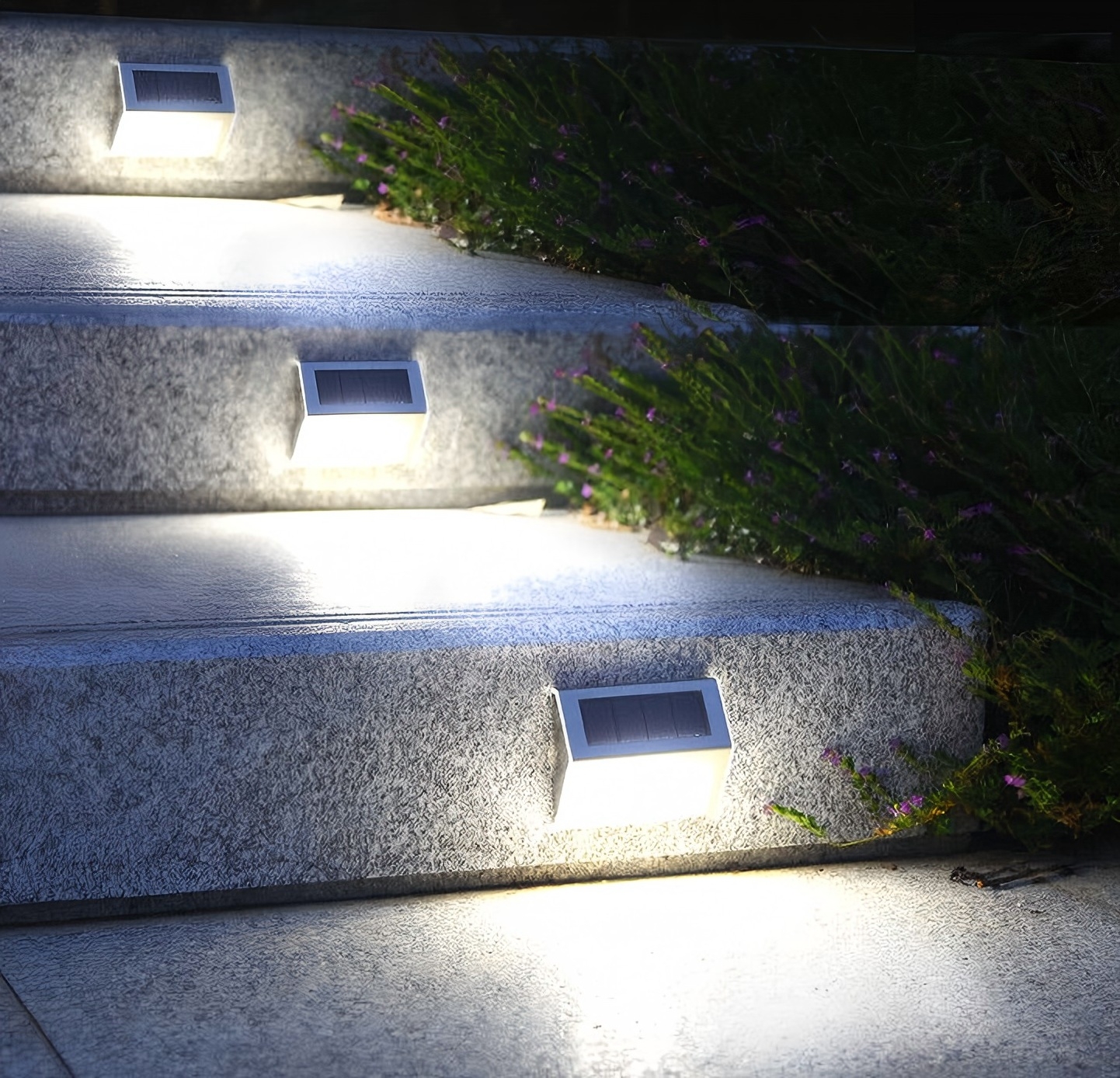 sm23470 stainless steel solar fence&wall lights