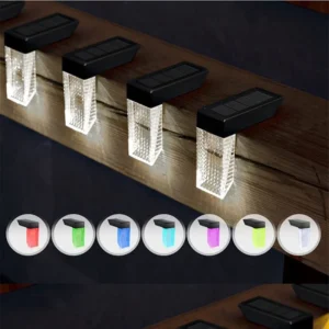 SM23497 ABS Plastic Solar Stair Wall Lantern Light, Pack of 2_4